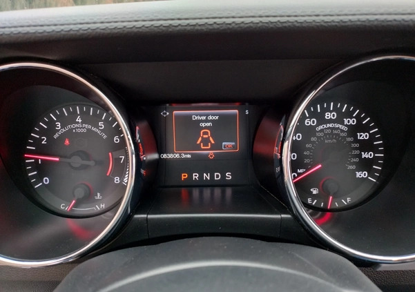 Ford Mustang cena 85500 przebieg: 134422, rok produkcji 2016 z Warszawa małe 277